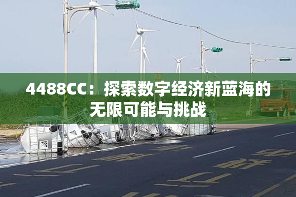 4488CC：探索数字经济新蓝海的无限可能与挑战