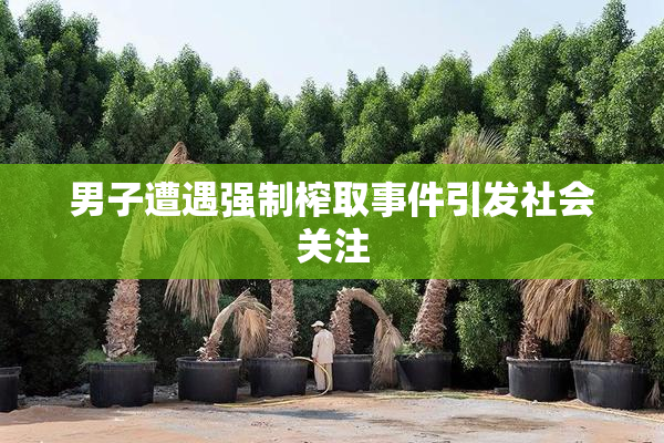 男子遭遇强制榨取事件引发社会关注