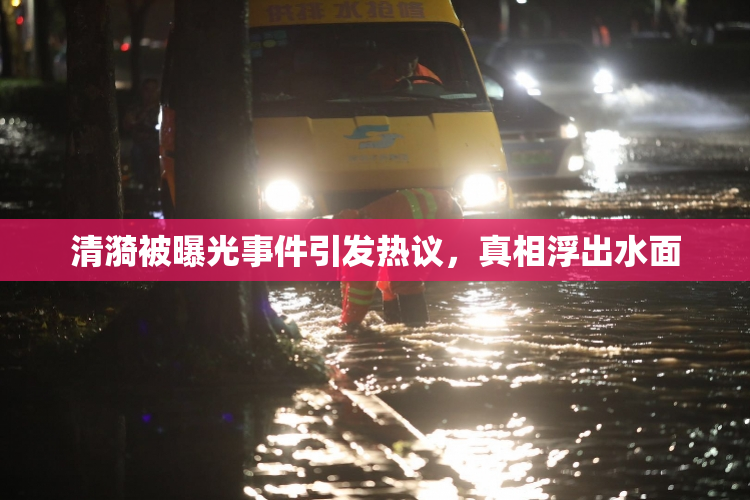 清漪被曝光事件引发热议，真相浮出水面
