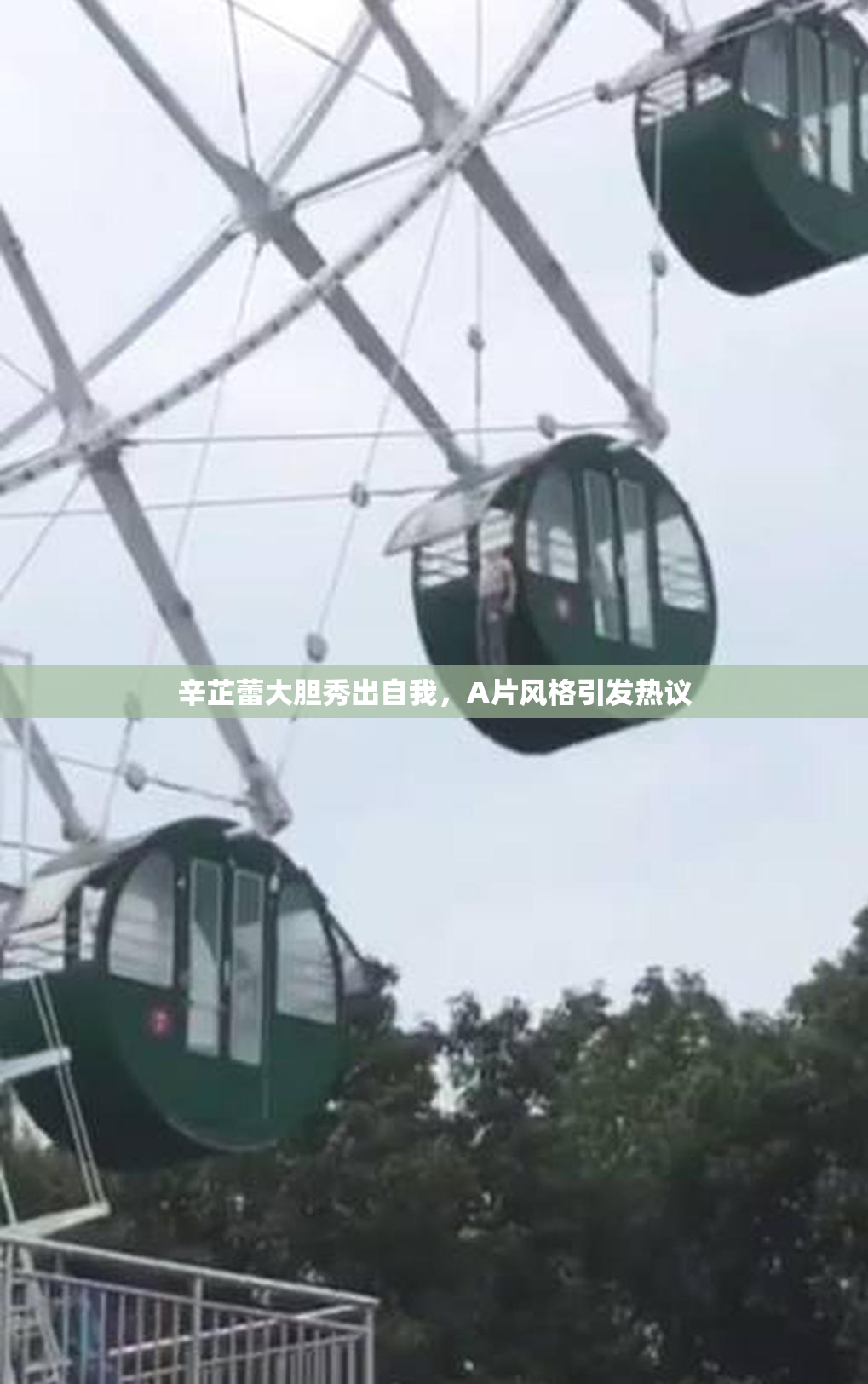 辛芷蕾大胆秀出自我，A片风格引发热议
