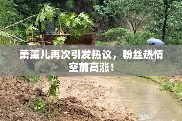 萧薰儿再次引发热议，粉丝热情空前高涨！