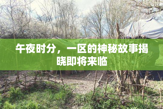 午夜时分，一区的神秘故事揭晓即将来临