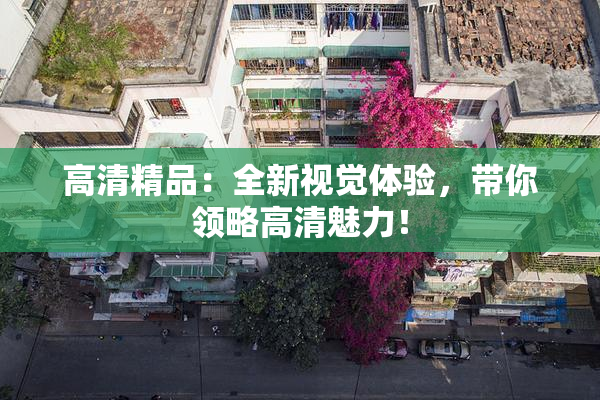 高清精品：全新视觉体验，带你领略高清魅力！