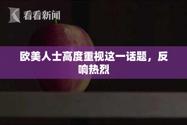 欧美人士高度重视这一话题，反响热烈