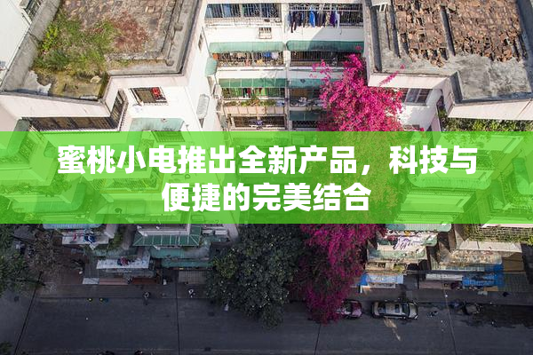 蜜桃小电推出全新产品，科技与便捷的完美结合