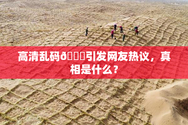高清乱码🔞引发网友热议，真相是什么？