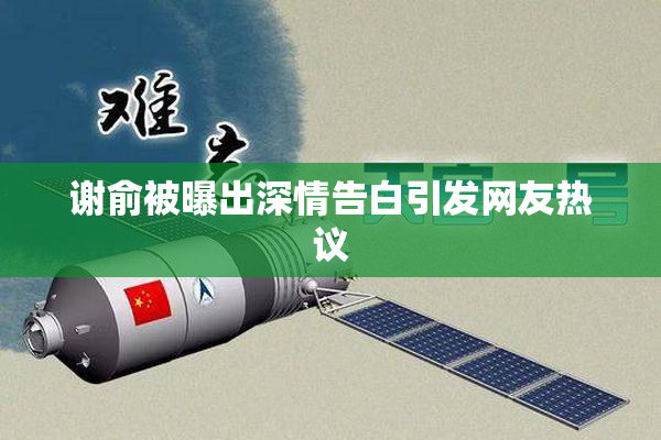 谢俞被曝出深情告白引发网友热议