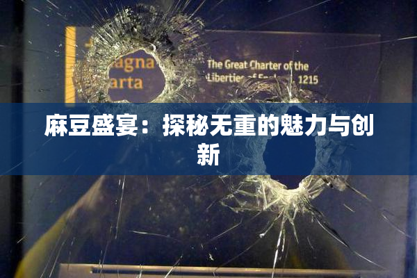 麻豆盛宴：探秘无重的魅力与创新