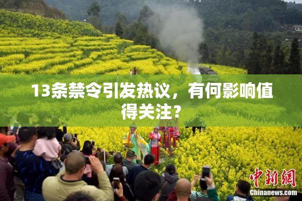 13条禁令引发热议，有何影响值得关注？