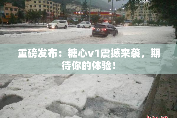 重磅发布：糖心v1震撼来袭，期待你的体验！