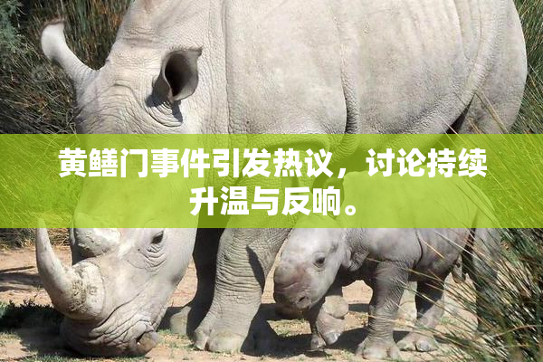 黄鳝门事件引发热议，讨论持续升温与反响。