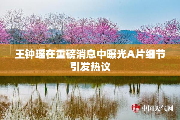 王钟瑶在重磅消息中曝光A片细节引发热议
