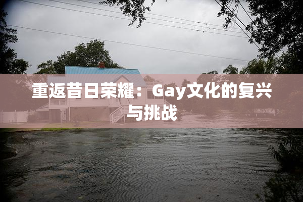 重返昔日荣耀：Gay文化的复兴与挑战