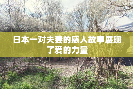 日本一对夫妻的感人故事展现了爱的力量