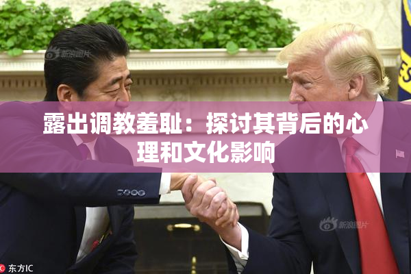 露出调教羞耻：探讨其背后的心理和文化影响