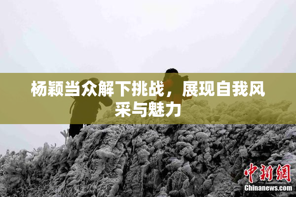 杨颖当众解下挑战，展现自我风采与魅力