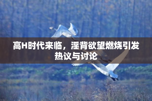 高H时代来临，淫背欲望燃烧引发热议与讨论