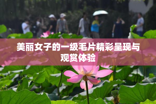 美丽女子的一级毛片精彩呈现与观赏体验