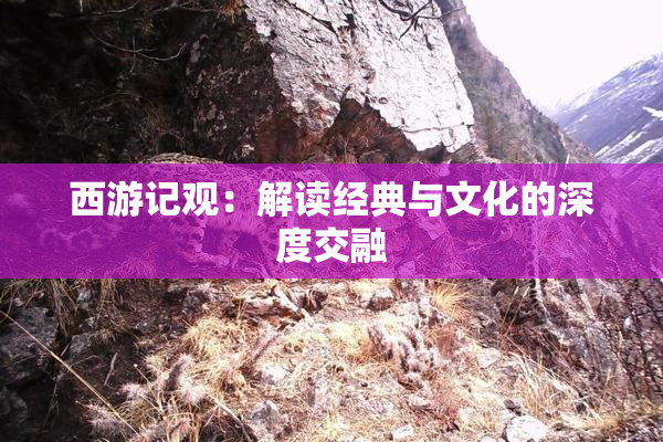 西游记观：解读经典与文化的深度交融