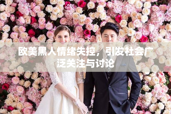 欧美黑人情绪失控，引发社会广泛关注与讨论