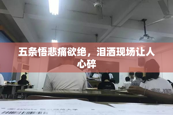 五条悟悲痛欲绝，泪洒现场让人心碎