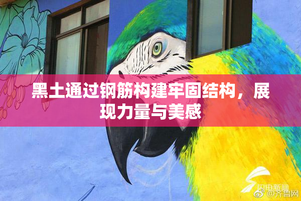 黑土通过钢筋构建牢固结构，展现力量与美感