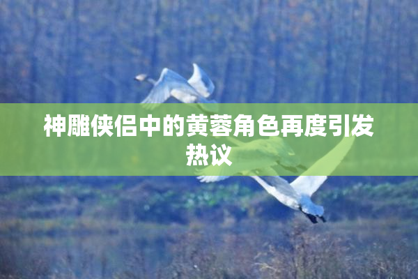 神雕侠侣中的黄蓉角色再度引发热议