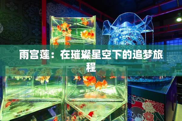 雨宫莲：在璀璨星空下的追梦旅程