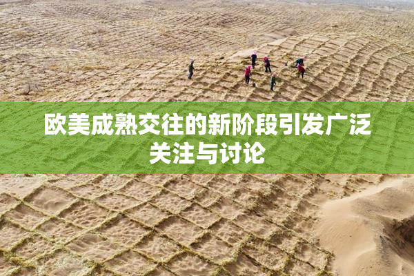 欧美成熟交往的新阶段引发广泛关注与讨论