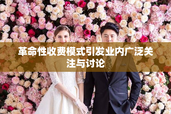 革命性收费模式引发业内广泛关注与讨论