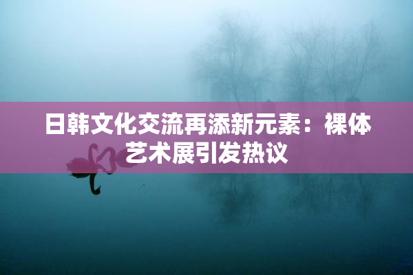 日韩文化交流再添新元素：裸体艺术展引发热议