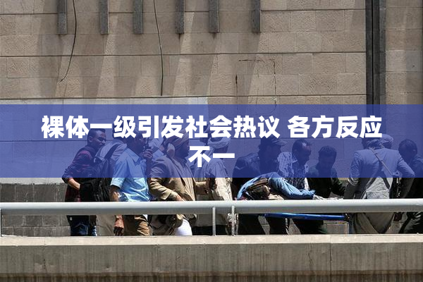裸体一级引发社会热议 各方反应不一