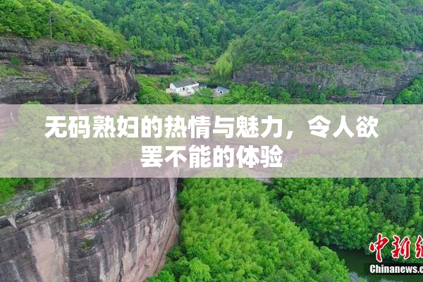 无码熟妇的热情与魅力，令人欲罢不能的体验