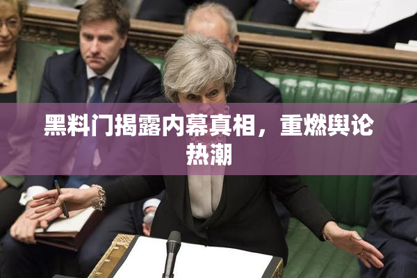 黑料门揭露内幕真相，重燃舆论热潮