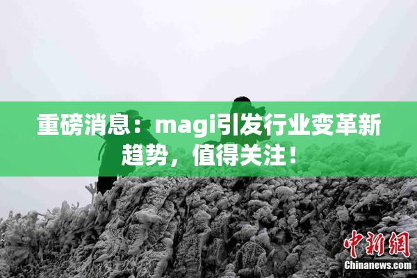 重磅消息：magi引发行业变革新趋势，值得关注！