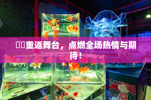 妺妺重返舞台，点燃全场热情与期待！