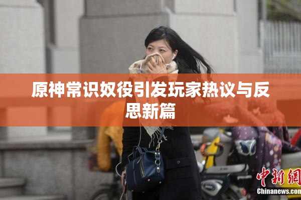 原神常识奴役引发玩家热议与反思新篇