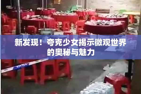 新发现！夸克少女揭示微观世界的奥秘与魅力