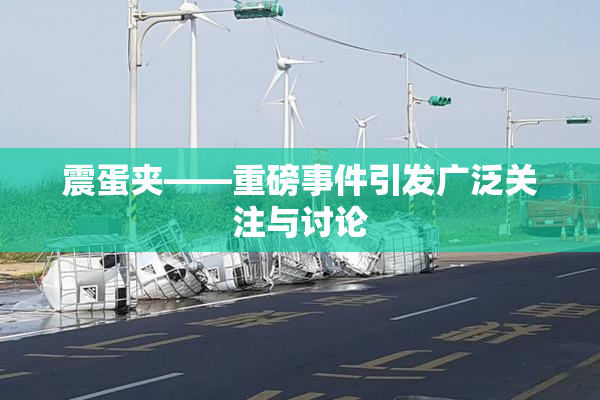 震蛋夹――重磅事件引发广泛关注与讨论