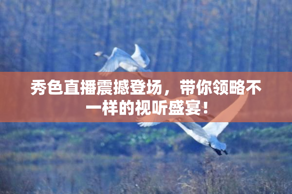 秀色直播震撼登场，带你领略不一样的视听盛宴！