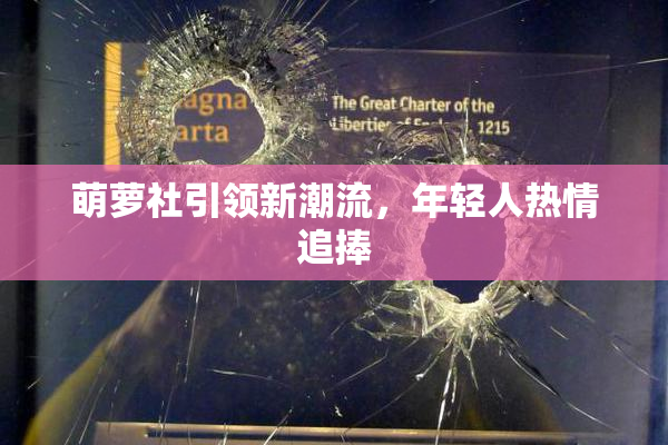 萌萝社引领新潮流，年轻人热情追捧