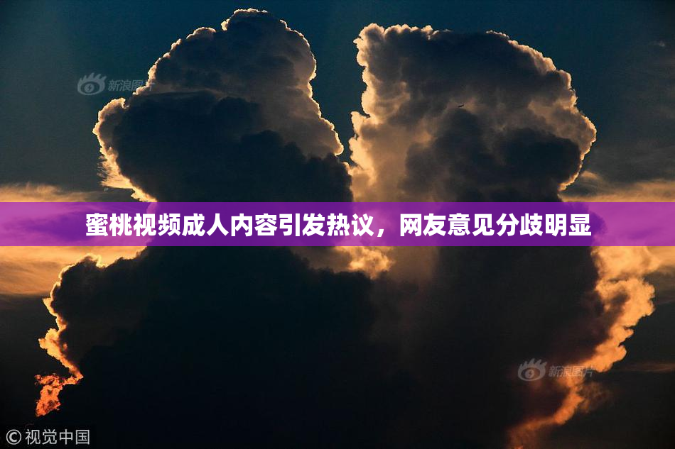 蜜桃视频成人内容引发热议，网友意见分歧明显