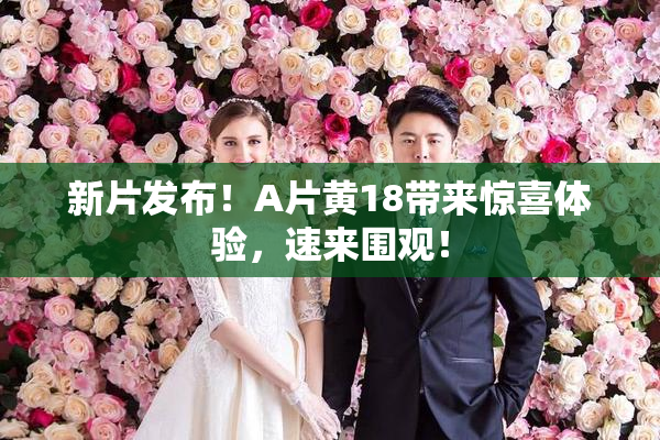 新片发布！A片黄18带来惊喜体验，速来围观！