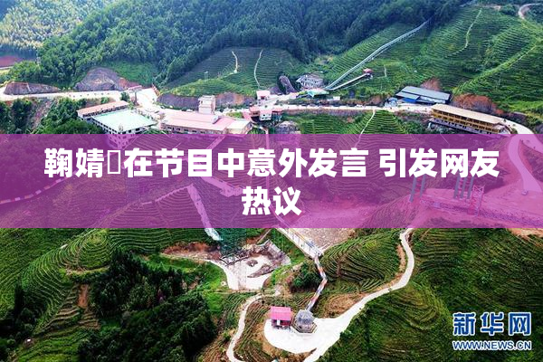 鞠婧祎在节目中意外发言 引发网友热议