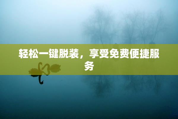 轻松一键脱装，享受免费便捷服务