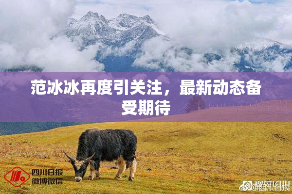 范冰冰再度引关注，最新动态备受期待