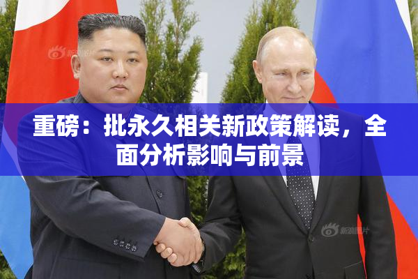 重磅：批永久相关新政策解读，全面分析影响与前景