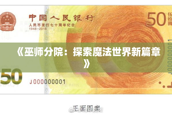 《巫师分院：探索魔法世界新篇章》
