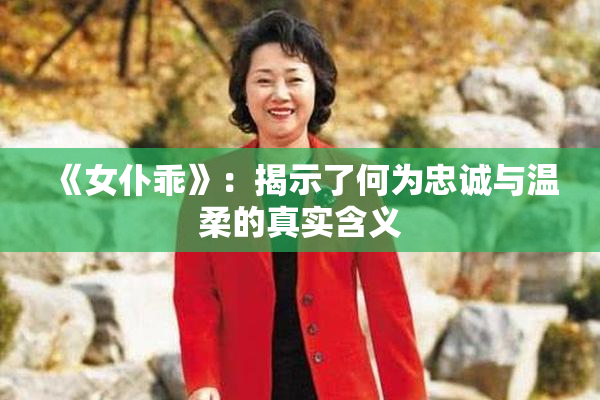 《女仆乖》：揭示了何为忠诚与温柔的真实含义