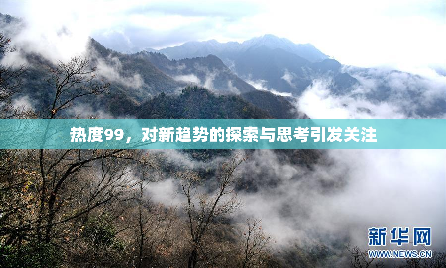 热度99，对新趋势的探索与思考引发关注